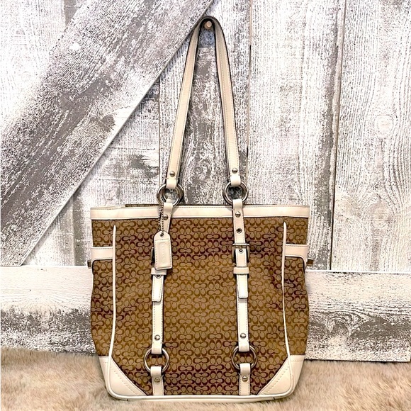 Coach Handbags - COACH Monogram Tote Bag